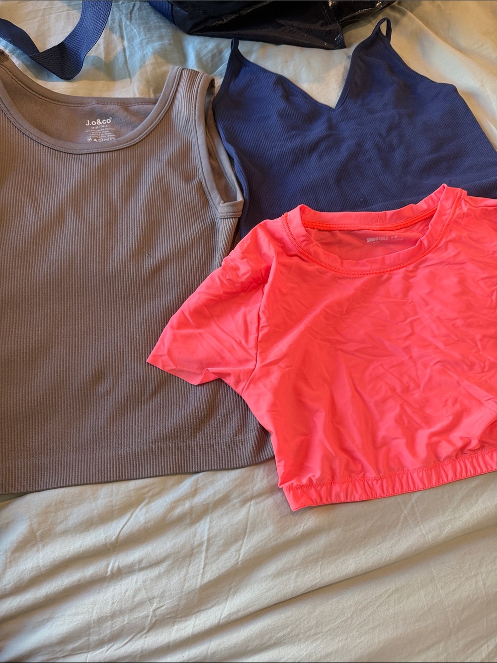 J.Crew Crewneck Ribbed Crop Tank Top — Taupe
